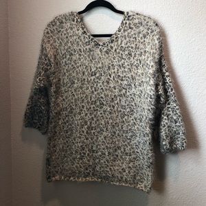 Sweater Leopard Blouse